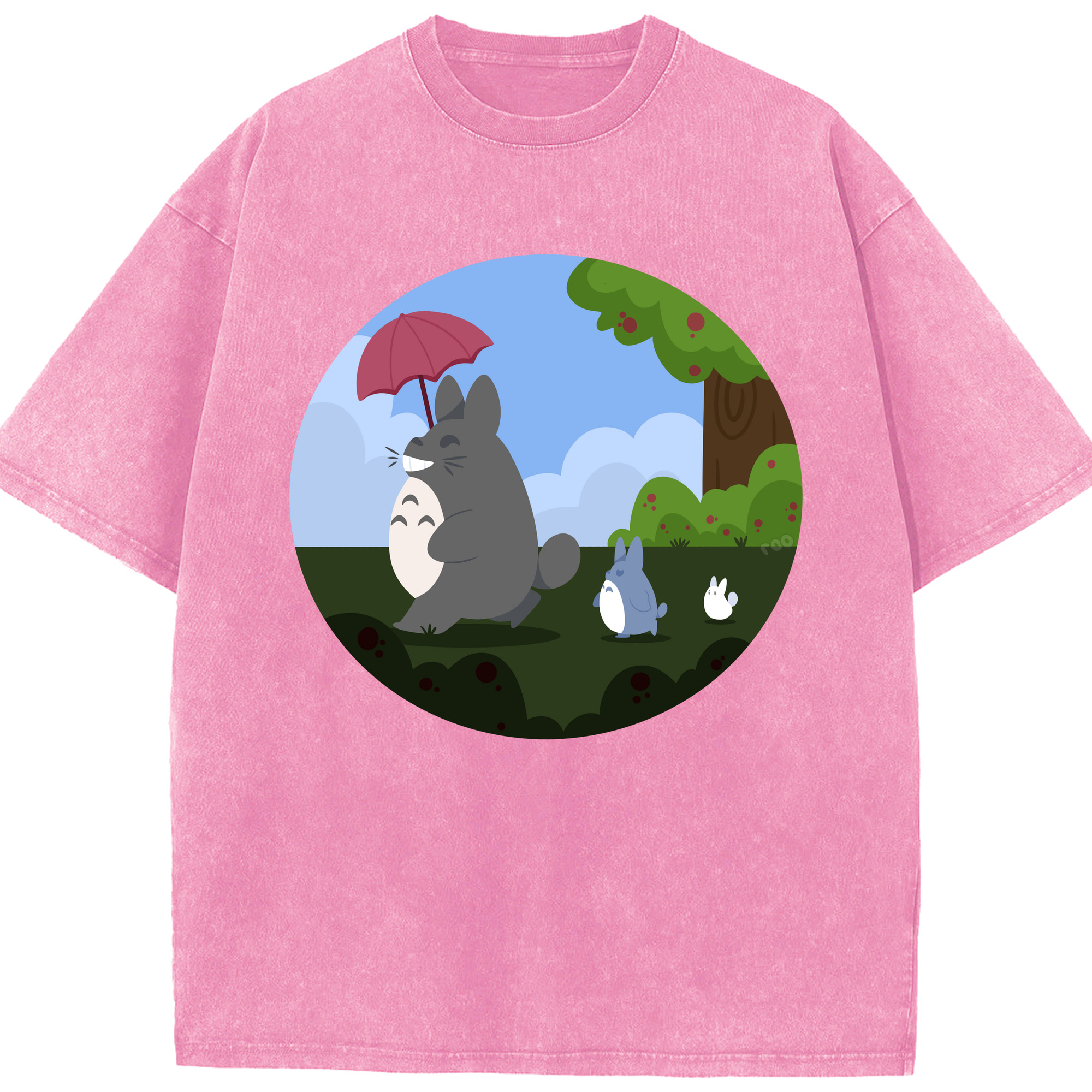 （画像用） となりのトトロ 草壁メイ 草壁サツキ My Neighbor Totoro Satsuki Kusakabe Mei Kusakabe 綿100% ヴィンテージ風 半袖Tシャツ（フロントプリント）